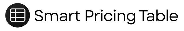 Smart Pricing Table