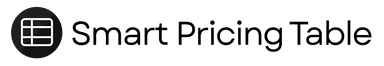 Smart Pricing Table Logo